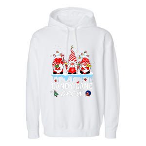 Candy Cane Merry And Bright Red And White Candy Christmas Garment-Dyed Fleece Hoodie