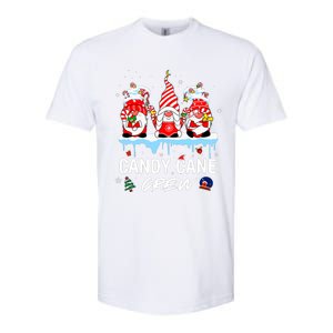 Candy Cane Merry And Bright Red And White Candy Christmas Softstyle CVC T-Shirt