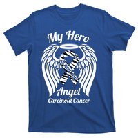 Carcinoid Cancer My Hero Is Now My Angel Wings Gift T-Shirt