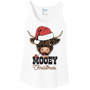 Christmas Cow Mooey Christmas Cute Cow Ladies Essential Tank