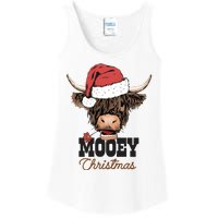 Christmas Cow Mooey Christmas Cute Cow Ladies Essential Tank