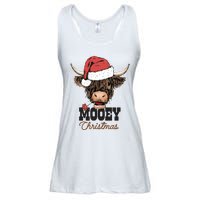 Christmas Cow Mooey Christmas Cute Cow Ladies Essential Flowy Tank