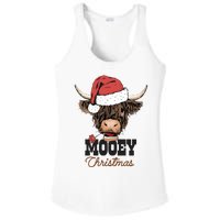 Christmas Cow Mooey Christmas Cute Cow Ladies PosiCharge Competitor Racerback Tank