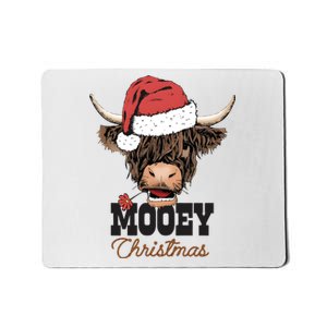 Christmas Cow Mooey Christmas Cute Cow Mousepad