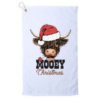 Christmas Cow Mooey Christmas Cute Cow Platinum Collection Golf Towel