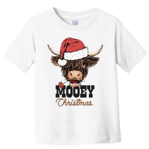 Christmas Cow Mooey Christmas Cute Cow Toddler T-Shirt