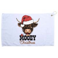 Christmas Cow Mooey Christmas Cute Cow Grommeted Golf Towel