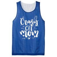 Crazy Cat Mom Cat Lover Cat Day Mesh Reversible Basketball Jersey Tank