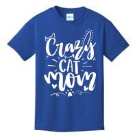 Crazy Cat Mom Cat Lover Cat Day Kids T-Shirt