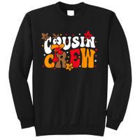 Cousin Crew Matching Shirts Turkey Face Thanksgiving Sweatshirt