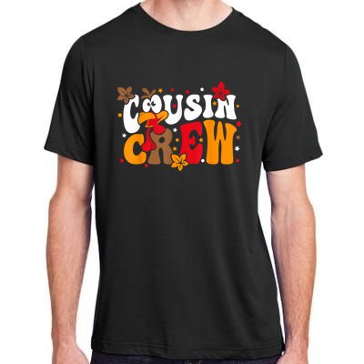 Cousin Crew Matching Shirts Turkey Face Thanksgiving Adult ChromaSoft Performance T-Shirt