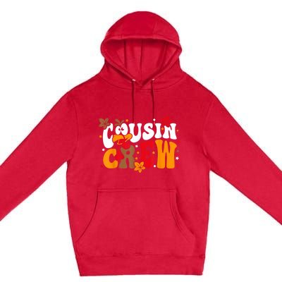 Cousin Crew Matching Shirts Turkey Face Thanksgiving Premium Pullover Hoodie