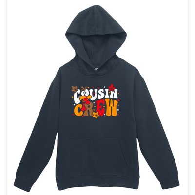 Cousin Crew Matching Shirts Turkey Face Thanksgiving Urban Pullover Hoodie