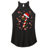 Candy Cane Merry And Bright Red And White Candy Christmas Women's Perfect Tri Rocker Tank