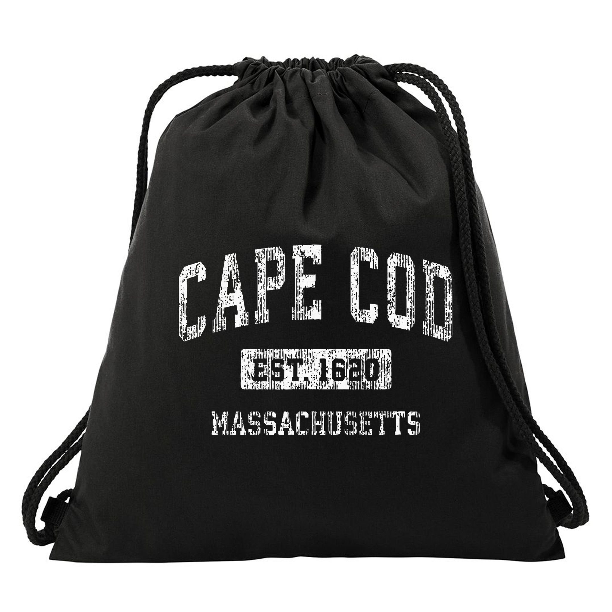 Cape Cod Massachusetts Ma Vintage Sports Drawstring Bag