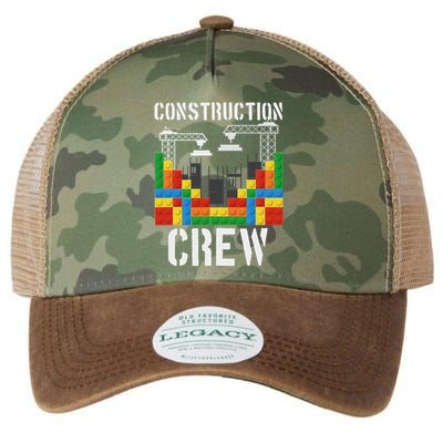 Construction Crew Master Builder Bricklayer Building Blocks Legacy Tie Dye Trucker Hat