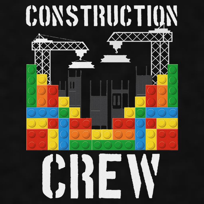 Construction Crew Master Builder Bricklayer Building Blocks Ladies PosiCharge Tri-Blend Wicking Tank