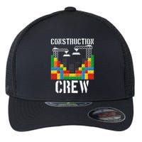 Construction Crew Master Builder Bricklayer Building Blocks Flexfit Unipanel Trucker Cap