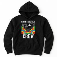 Construction Crew Master Builder Bricklayer Building Blocks Hoodie