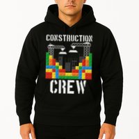 Construction Crew Master Builder Bricklayer Building Blocks Hoodie