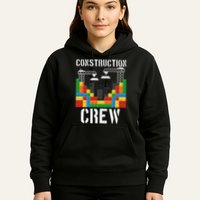 Construction Crew Master Builder Bricklayer Building Blocks Hoodie