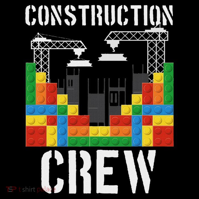 Construction Crew Master Builder Bricklayer Building Blocks Sweatshirt