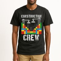 Construction Crew Master Builder Bricklayer Building Blocks Tall T-Shirt