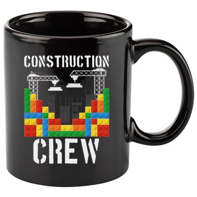 Construction Crew Master Builder Bricklayer Building Blocks 11oz C Handle Ceramic Mug