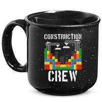 Construction Crew Master Builder Bricklayer Building Blocks 15oz Campfire Ceramic Mug