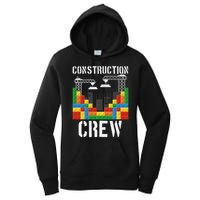 Construction Crew Master Builder Bricklayer Building Blocks Women's Pullover Hoodie