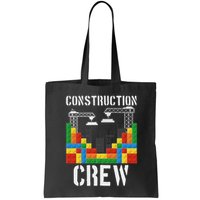 Construction Crew Master Builder Bricklayer Building Blocks Bag