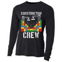 Construction Crew Master Builder Bricklayer Building Blocks Cooling Performance Long Sleeve Crew