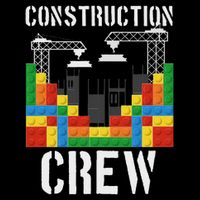 Construction Crew Master Builder Bricklayer Building Blocks Cooling Performance Long Sleeve Crew