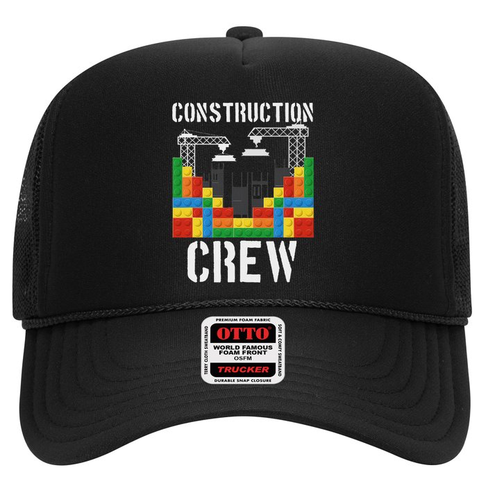 Construction Crew Master Builder Bricklayer Building Blocks Hat