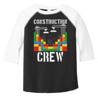 Construction Crew Master Builder Bricklayer Building Blocks Toddler Fine Jersey T-Shirt