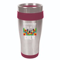 Construction Crew Master Builder Bricklayer Building Blocks 16oz Travel Tumbler