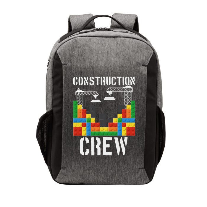 Construction Crew Master Builder Bricklayer Building Blocks Vector Backpack