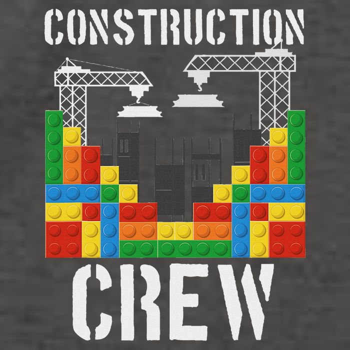 Construction Crew Master Builder Bricklayer Building Blocks Vector Backpack