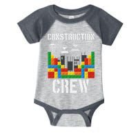 Construction Crew Master Builder Bricklayer Building Blocks Infant Baby Jersey Bodysuit