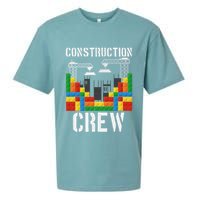 Construction Crew Master Builder Bricklayer Building Blocks Sueded Cloud Jersey T-Shirt