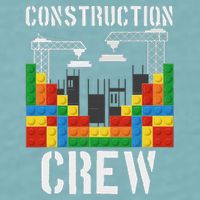 Construction Crew Master Builder Bricklayer Building Blocks Sueded Cloud Jersey T-Shirt