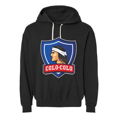 Club Colocolo Macul Chile Updated Garment-Dyed Fleece Hoodie