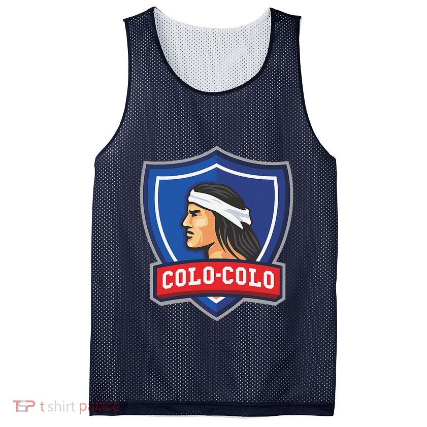 Club Colocolo Macul Chile Updated Mesh Reversible Basketball Jersey Tank
