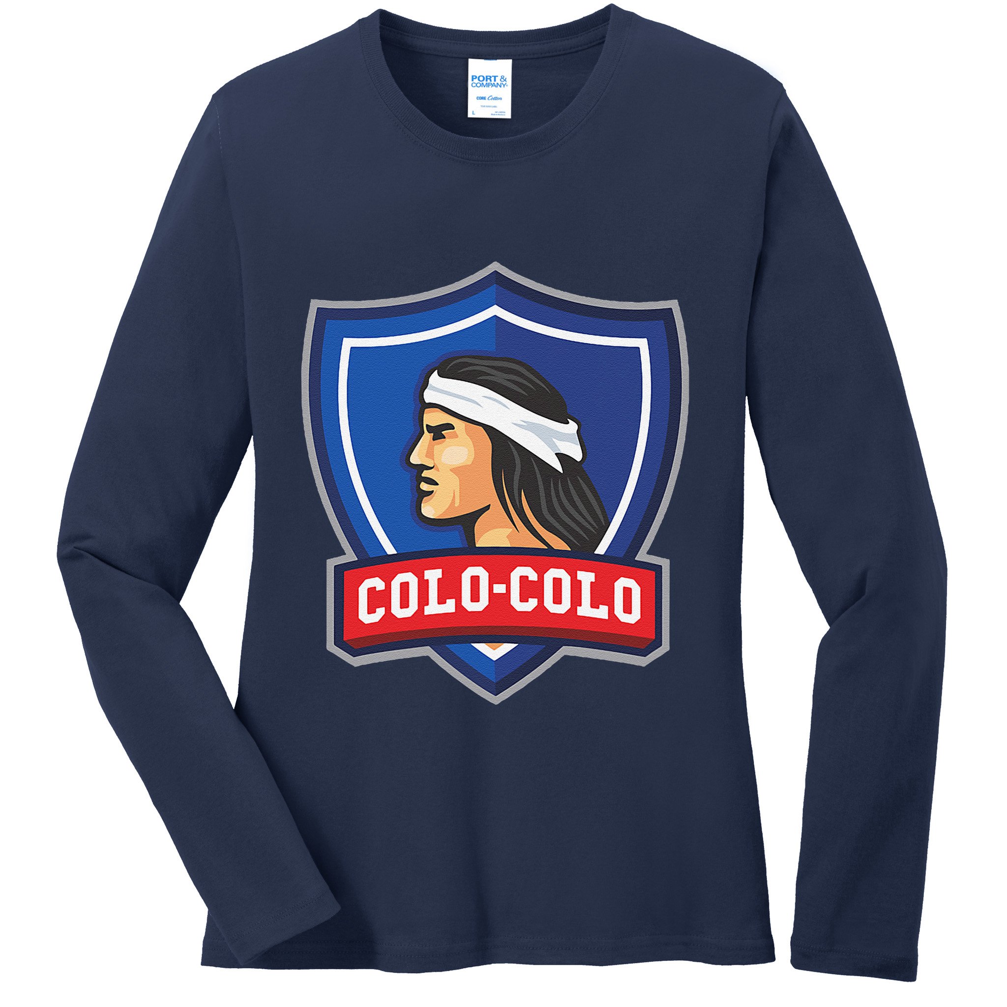 Club Colocolo Macul Chile Updated Ladies Long Sleeve Shirt