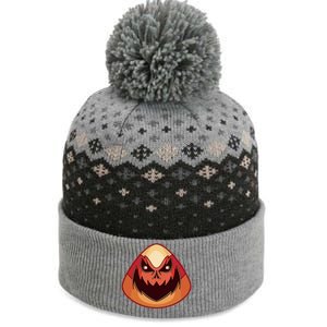 Candy Corn Monster Halloween The Baniff Cuffed Pom Beanie