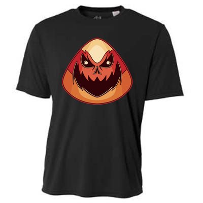 Candy Corn Monster Halloween Cooling Performance Crew T-Shirt