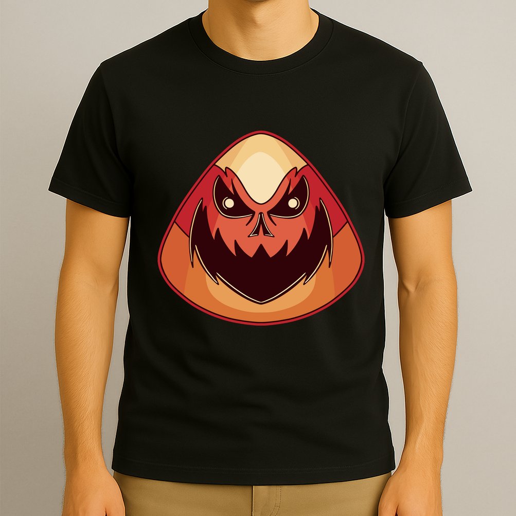 Candy Corn Monster Halloween T-Shirt