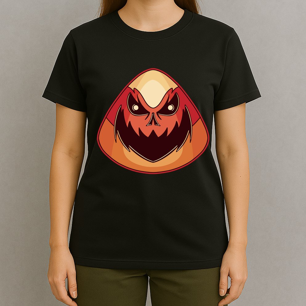 Candy Corn Monster Halloween T-Shirt