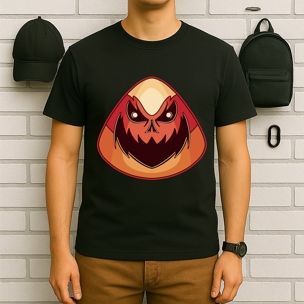 Candy Corn Monster Halloween T-Shirt