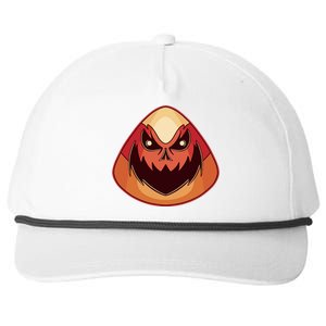 Candy Corn Monster Halloween Snapback Five-Panel Rope Hat